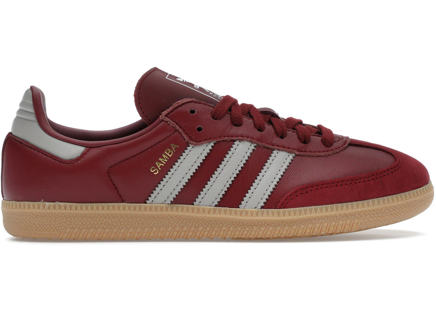 adidas Samba OG-Burgundy Gum (Femme)