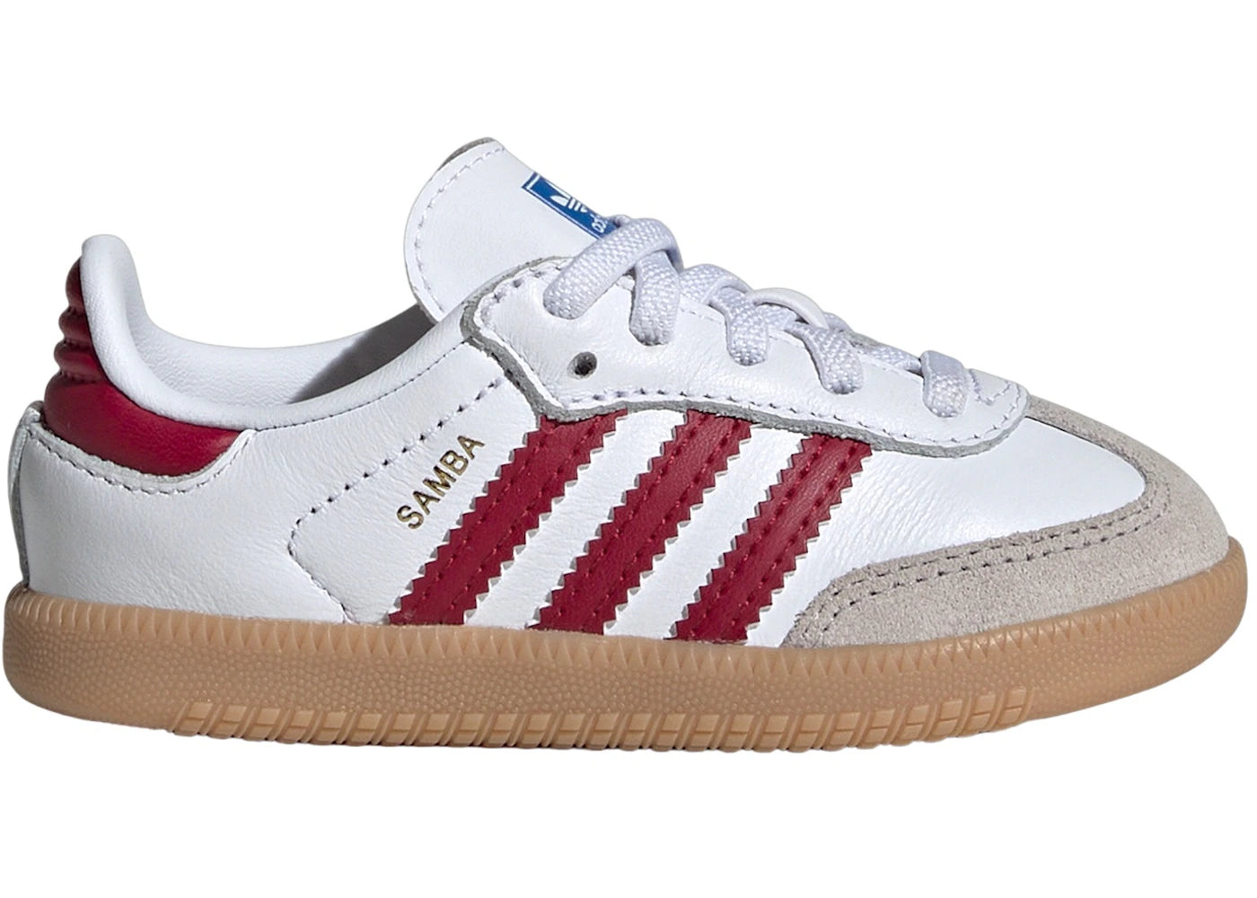 adidas Samba OG-Cloud White Collegiate Burgundy Gum (TD)