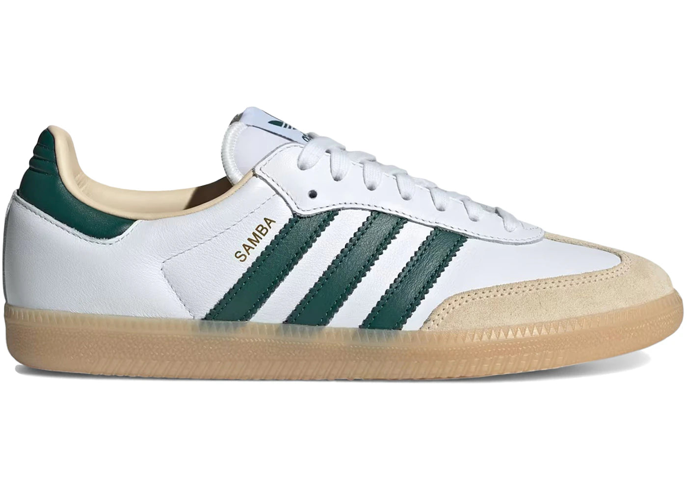 adidas Samba OG-Cloud White Collegiate Green Gum