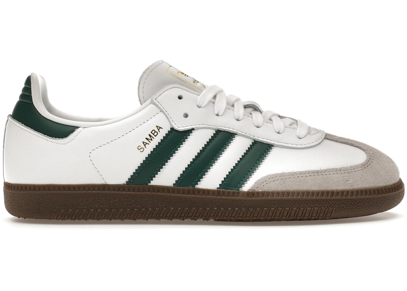 adidas Samba OG-Cloud White Collegiate Green