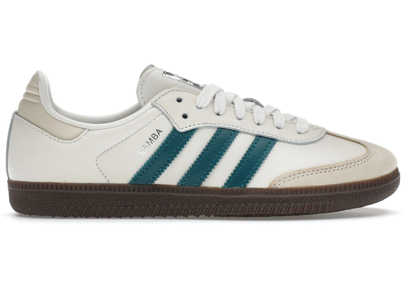 adidas Samba OG-Cloud White Legacy Teal (Women's)