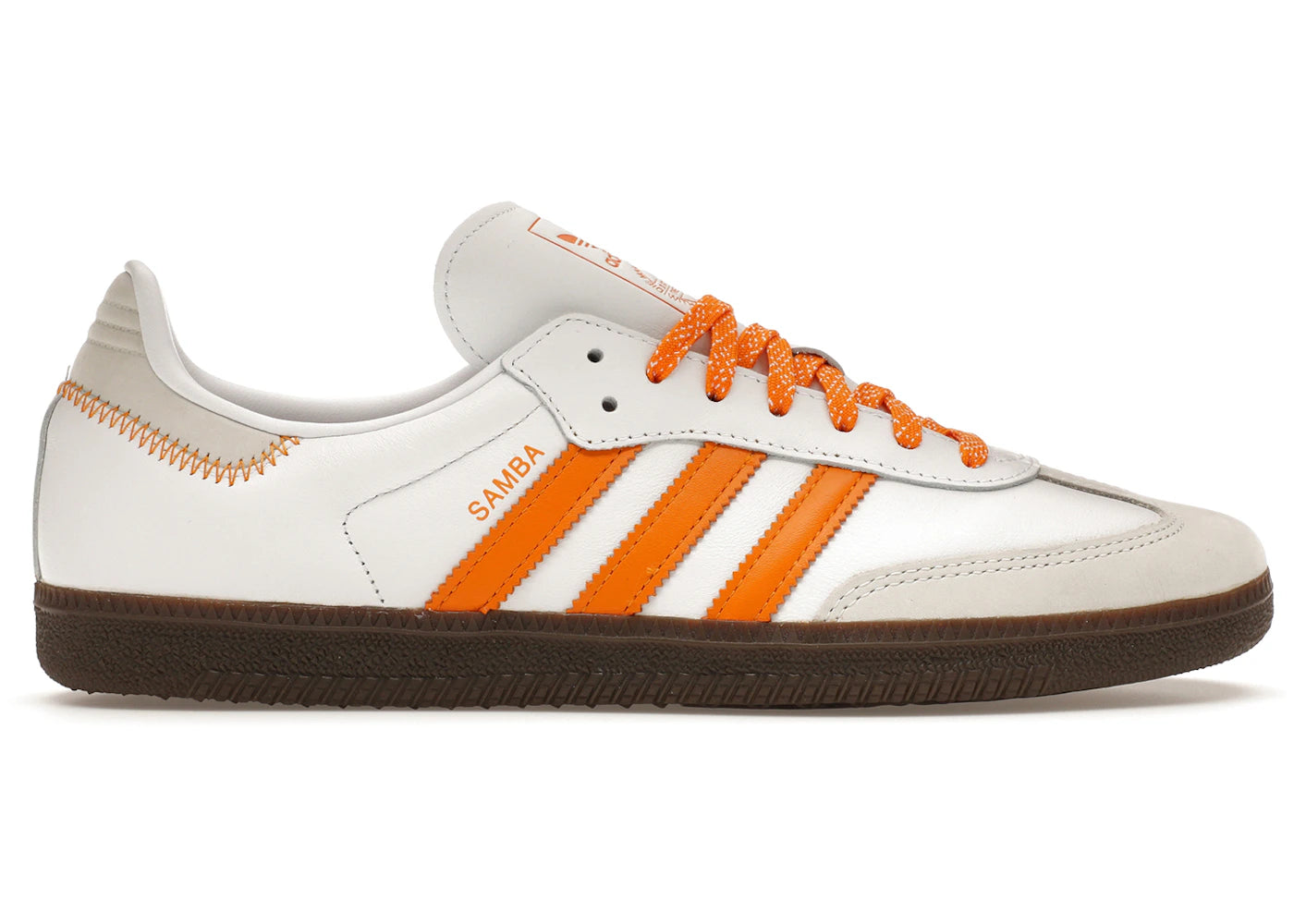 adidas Samba OG-Cloud White Orange (Women's)