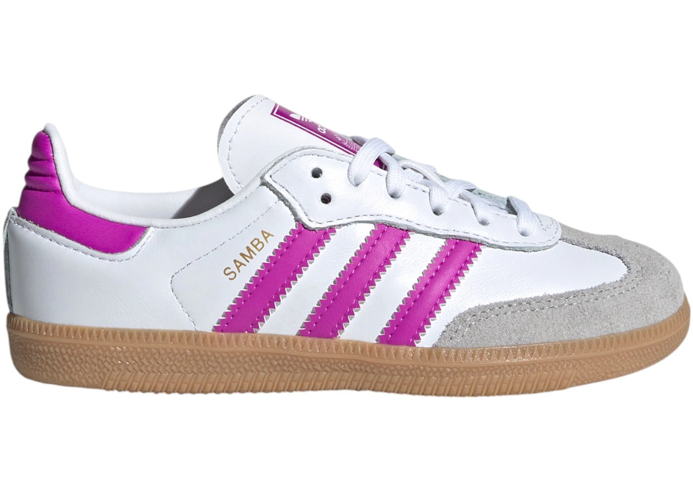 adidas Samba OG-Cloud White Purple Burst Gum (PS)