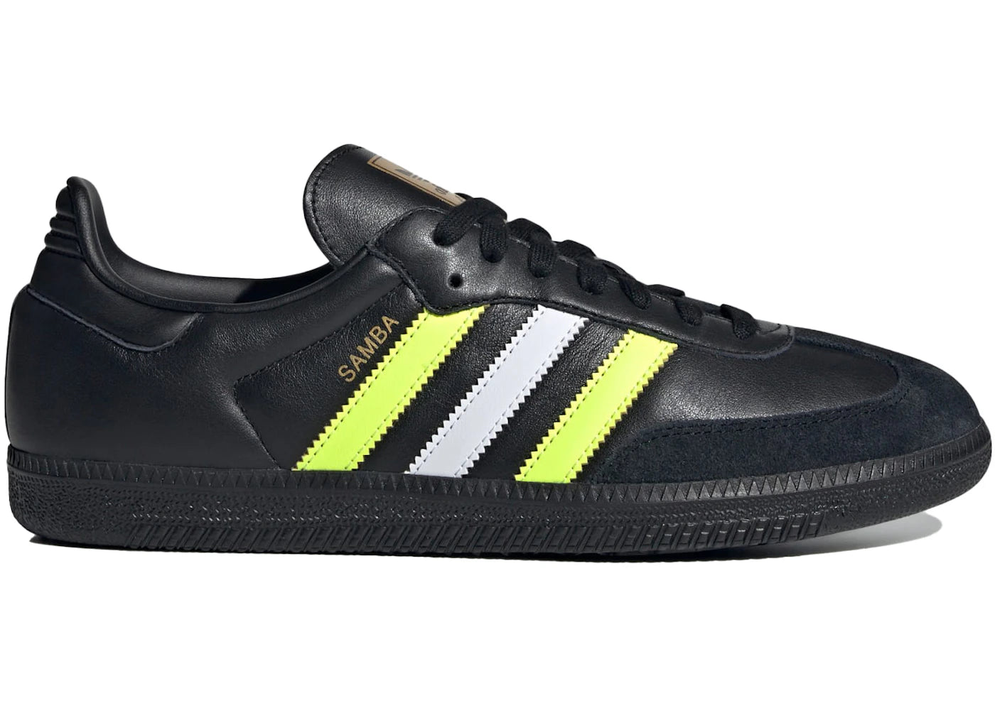adidas Samba OG-Core Black Solar Yellow