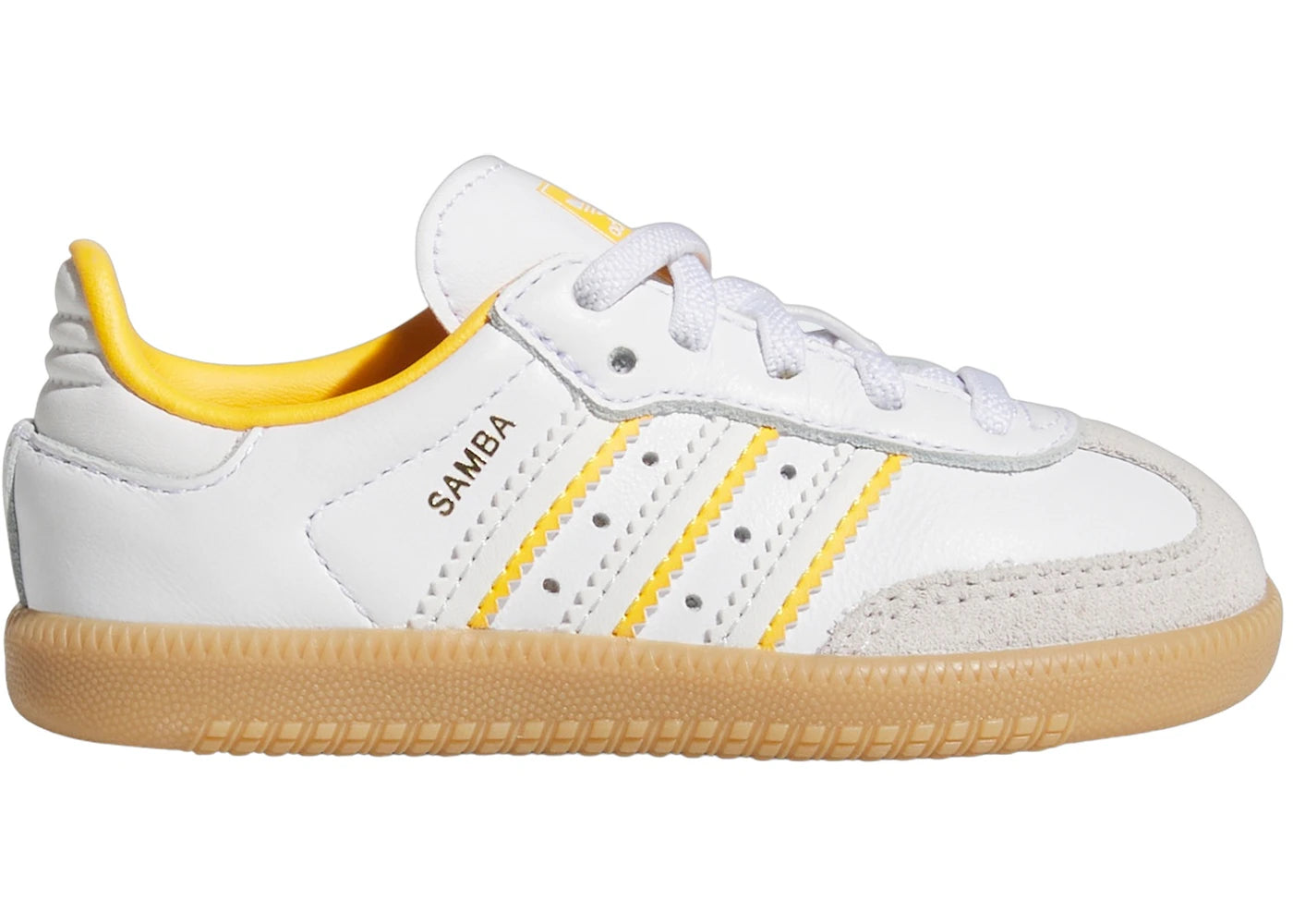adidas Samba OG-Crystal White Cloud White Crew Yellow (TD)