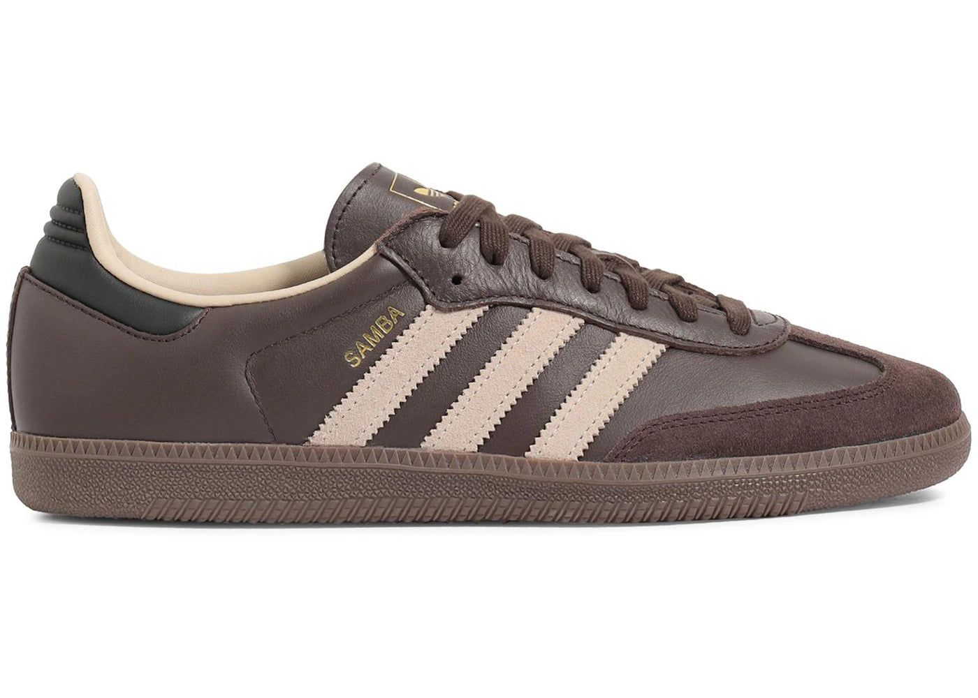adidas Samba OG-Dark Brown Beige Gum