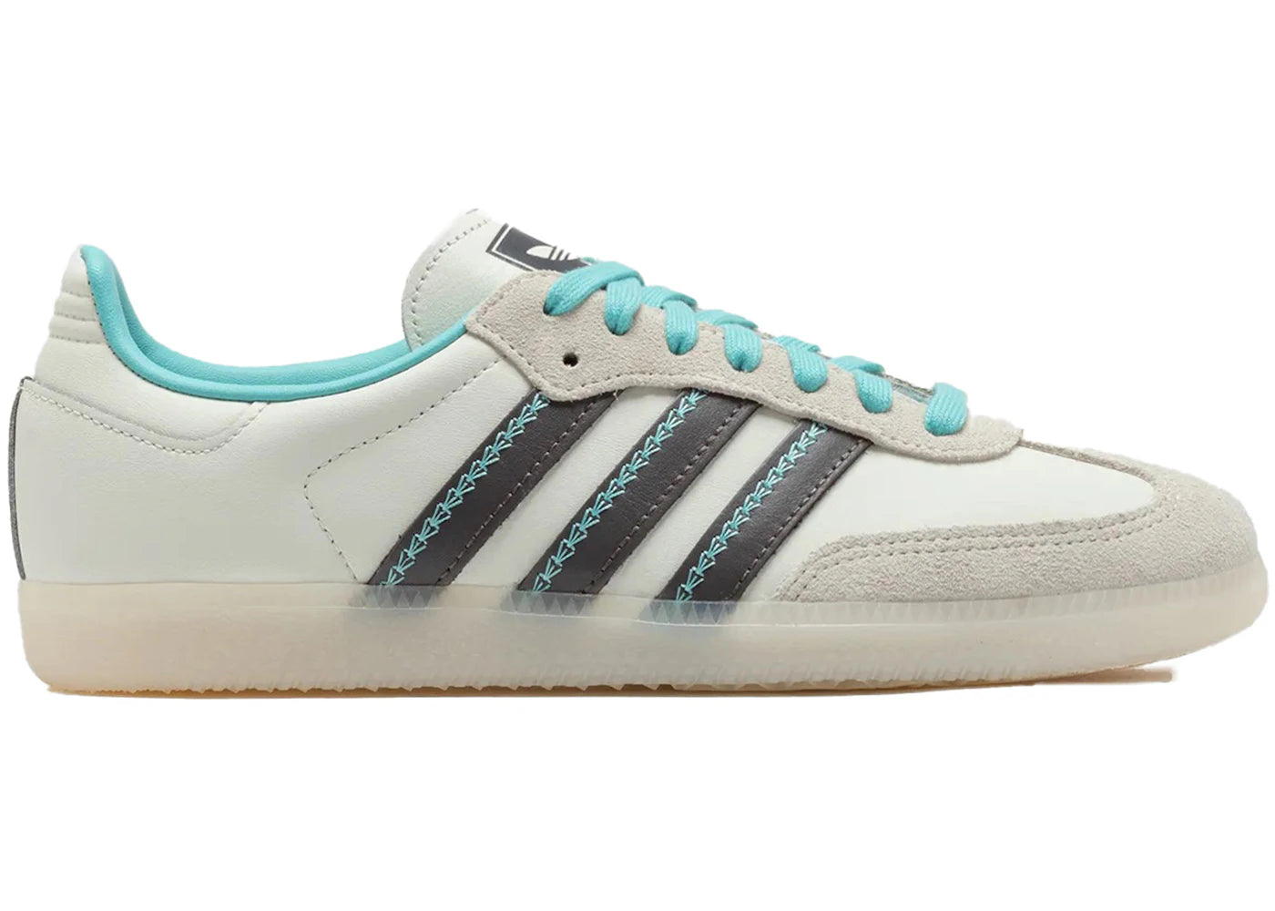 adidas Samba OG-Easy Menthe Charbon (Femme)