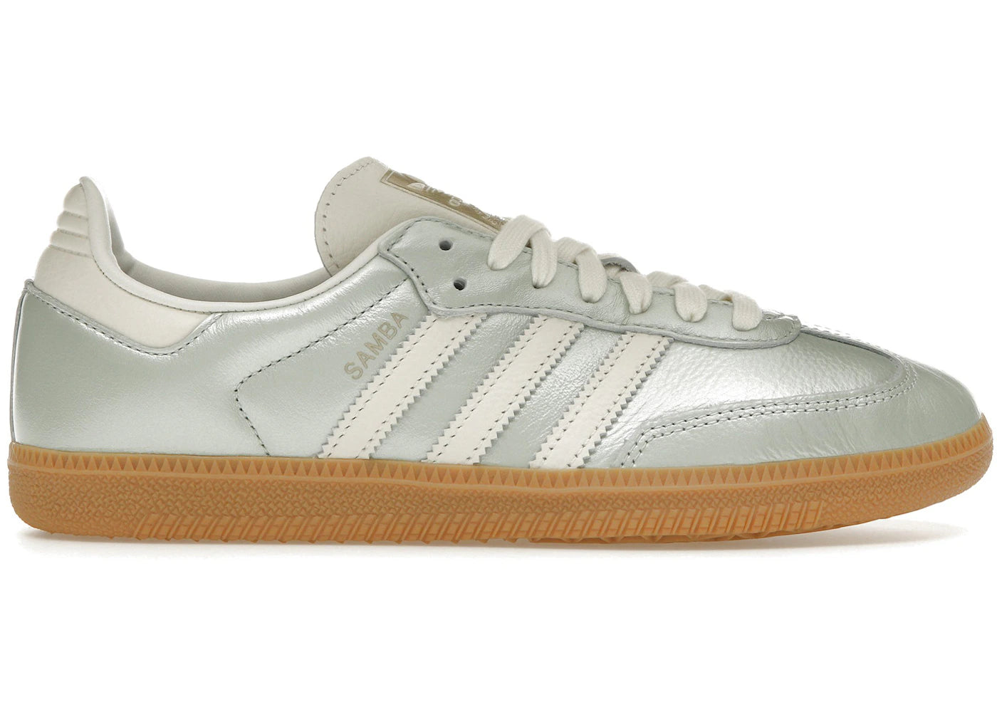 adidas Samba OG-Linen Green Metallic (Women's)