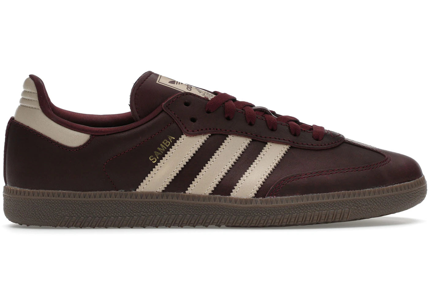 adidas Samba OG-Maroon Crystal Sand (Women's)