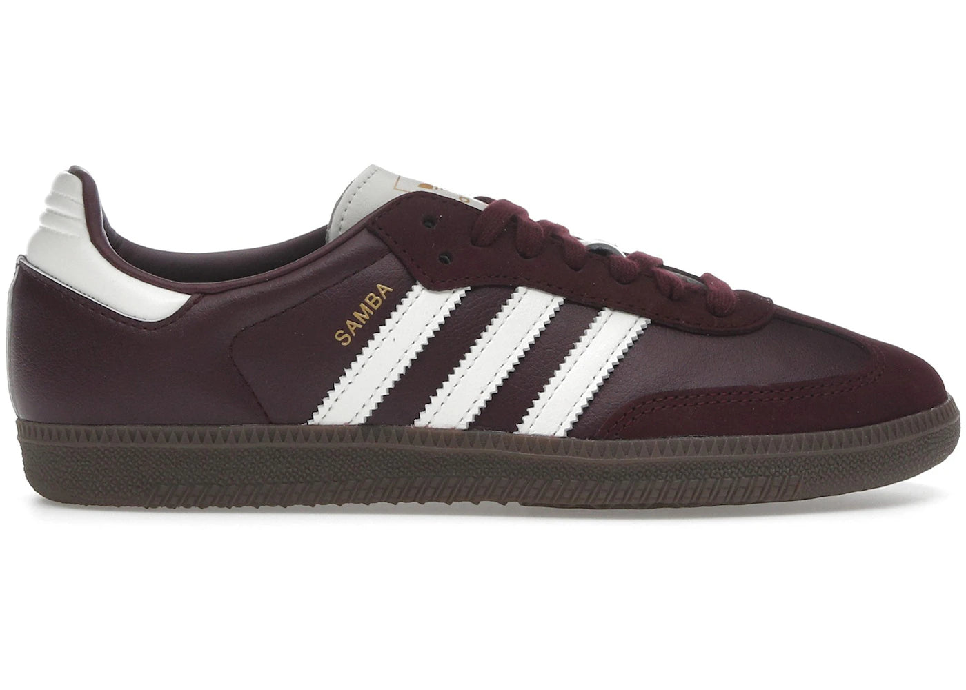 adidas Samba OG-Maroon Off White Gum (Women's)