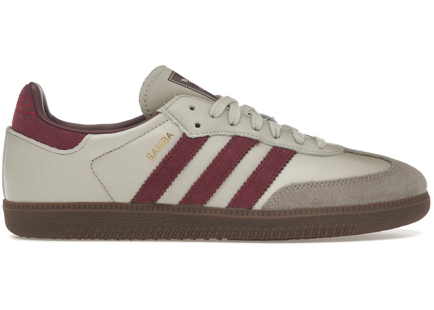 adidas Samba OG-Putty Grey Maroon