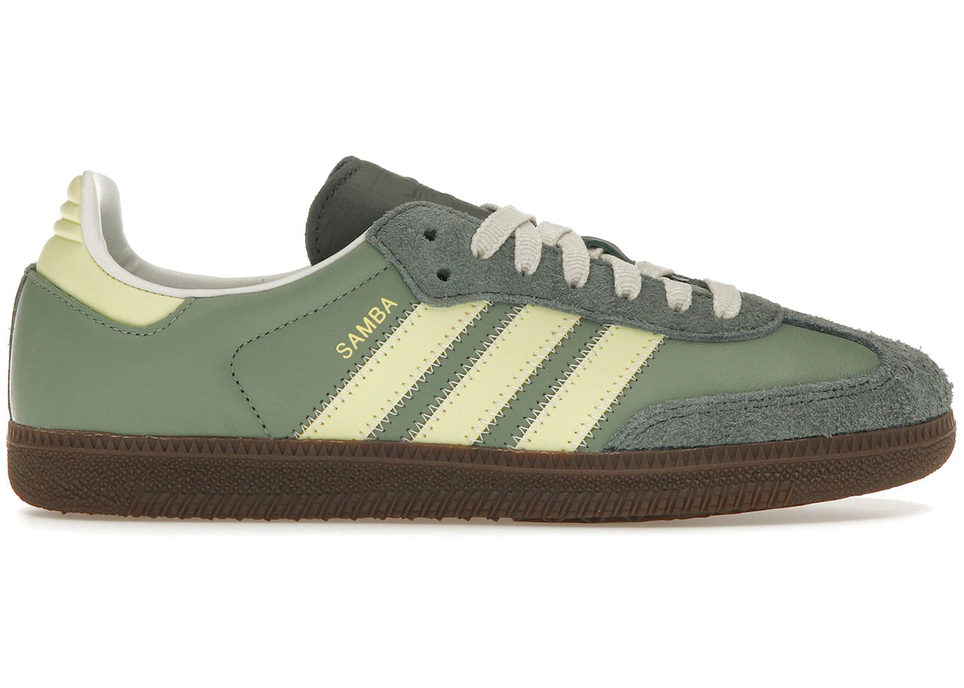 adidas Samba OG - Légende Vert Argent Ivy (Femme)