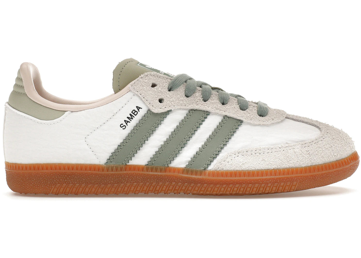 adidas Samba OG-Silver Green Putty Mauve (Women's)