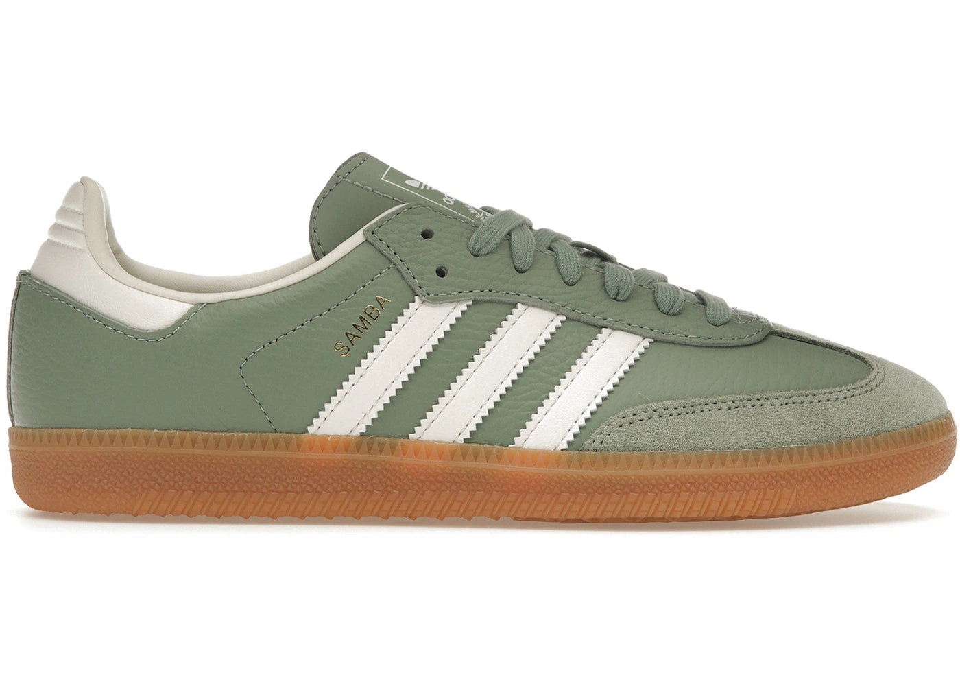 adidas Samba OG-Silver Green (Women's)