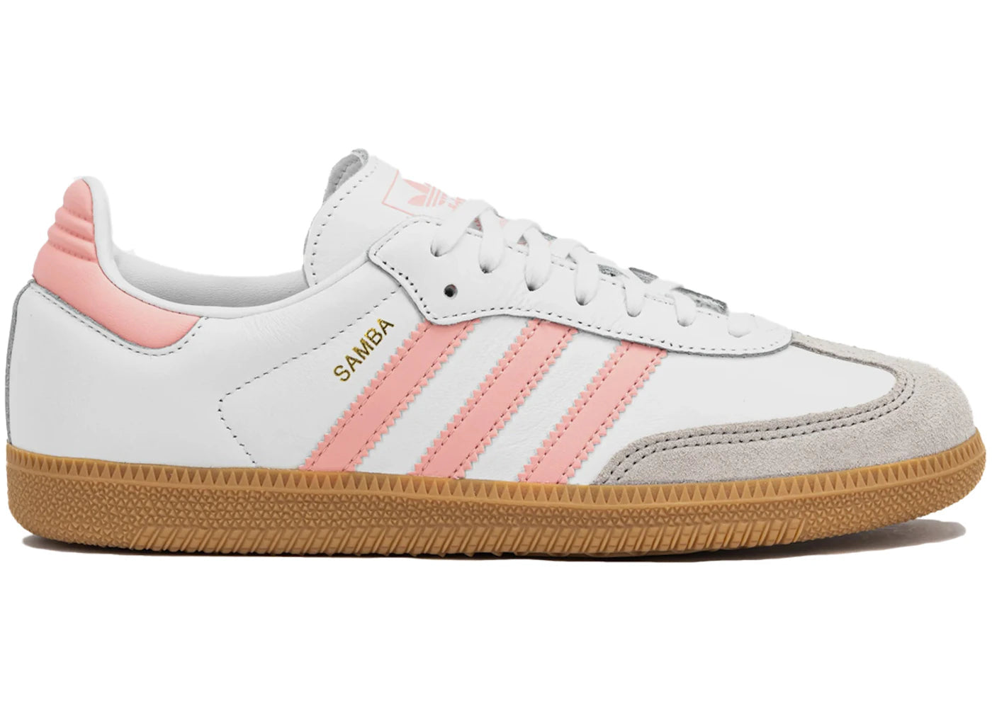 adidas Samba OG-White Coral Pink (GS)