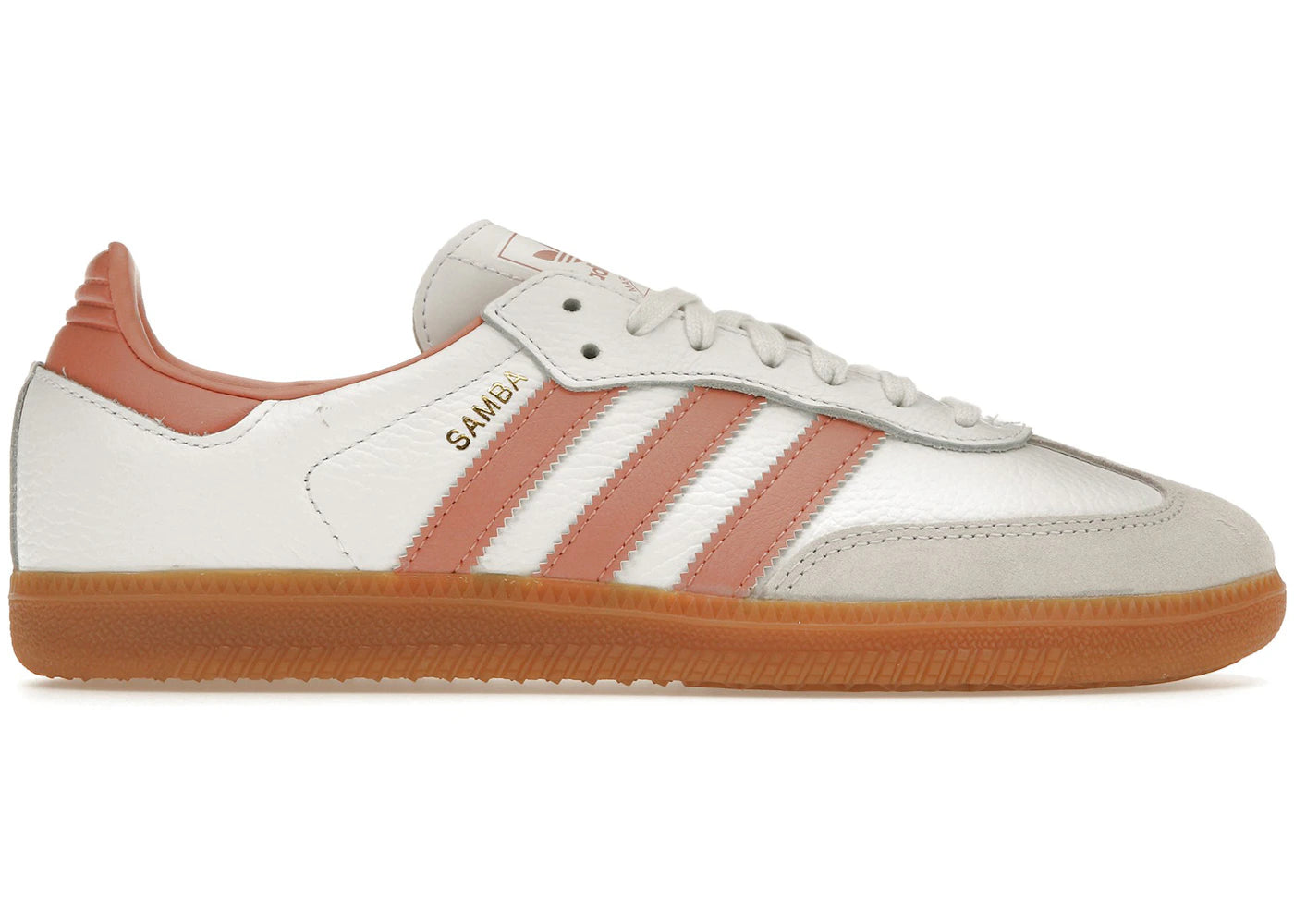 adidas Samba OG-White Wonder Clay Gum (Women's)