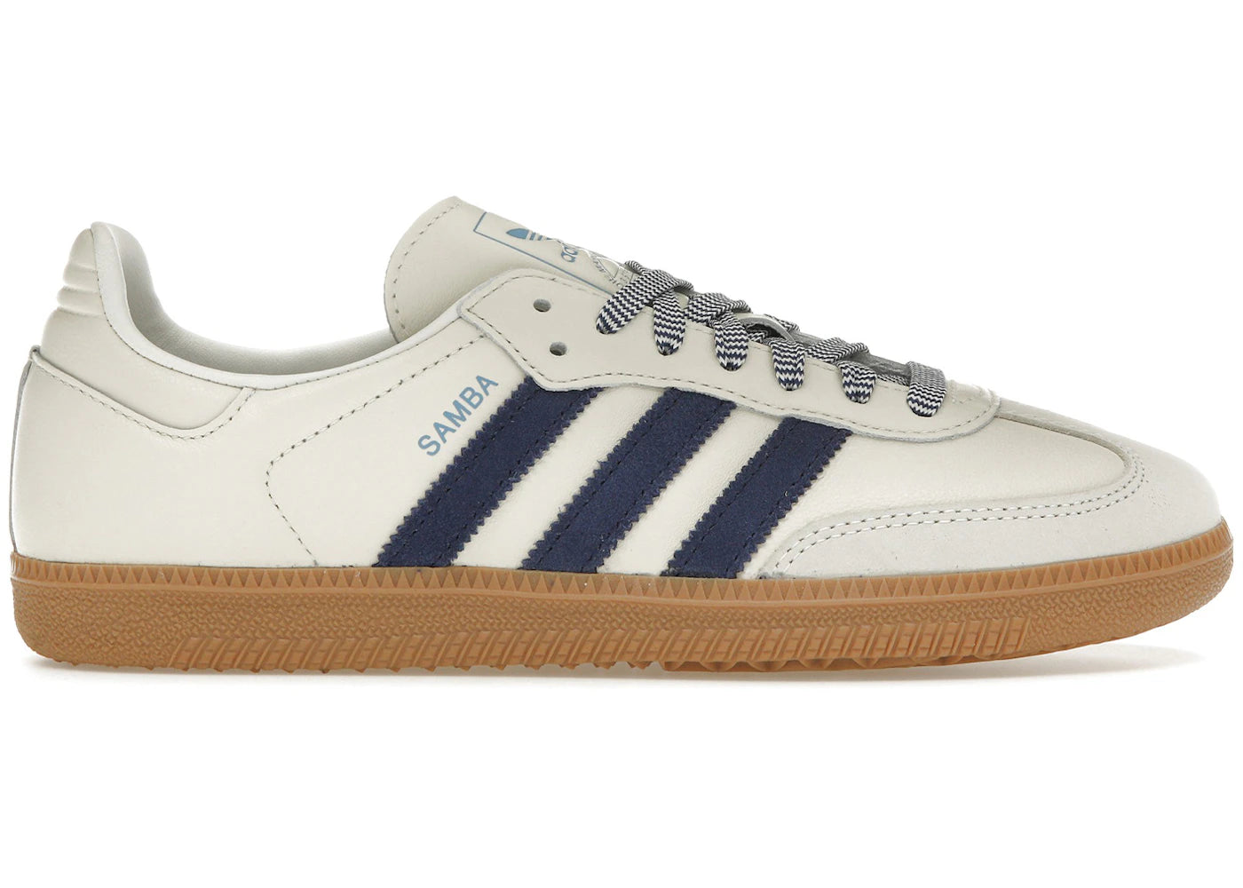 adidas Samba-Off White Dark Blue (Women's)