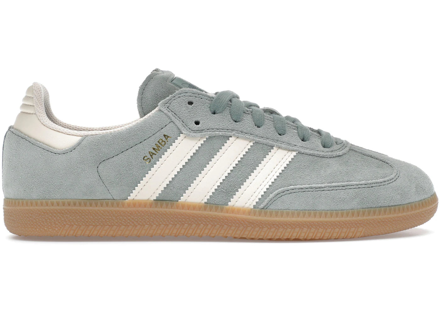 adidas Samba-Silver Green Wonder White