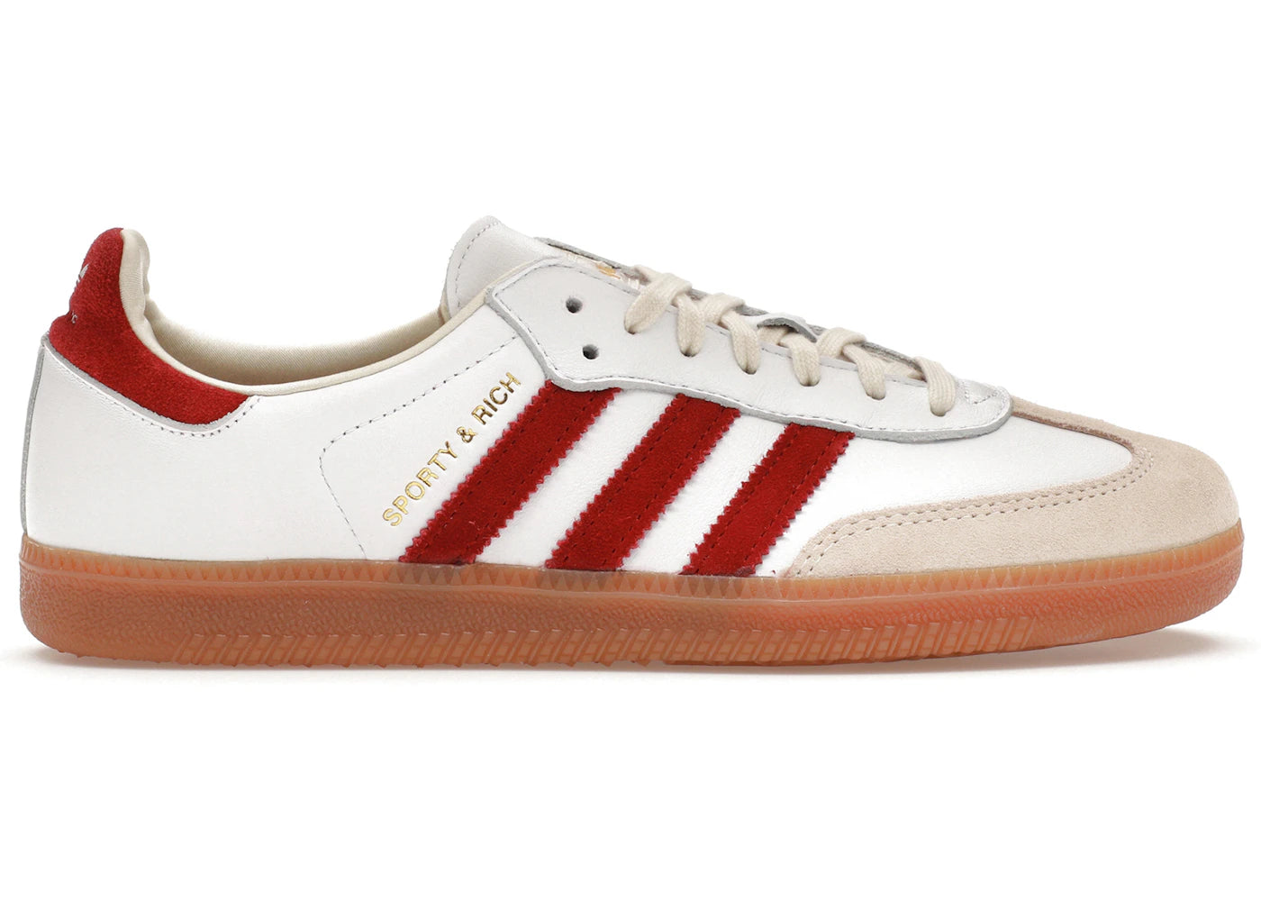 adidas Samba-Sporty & Rich White Collegiate Burgundy
