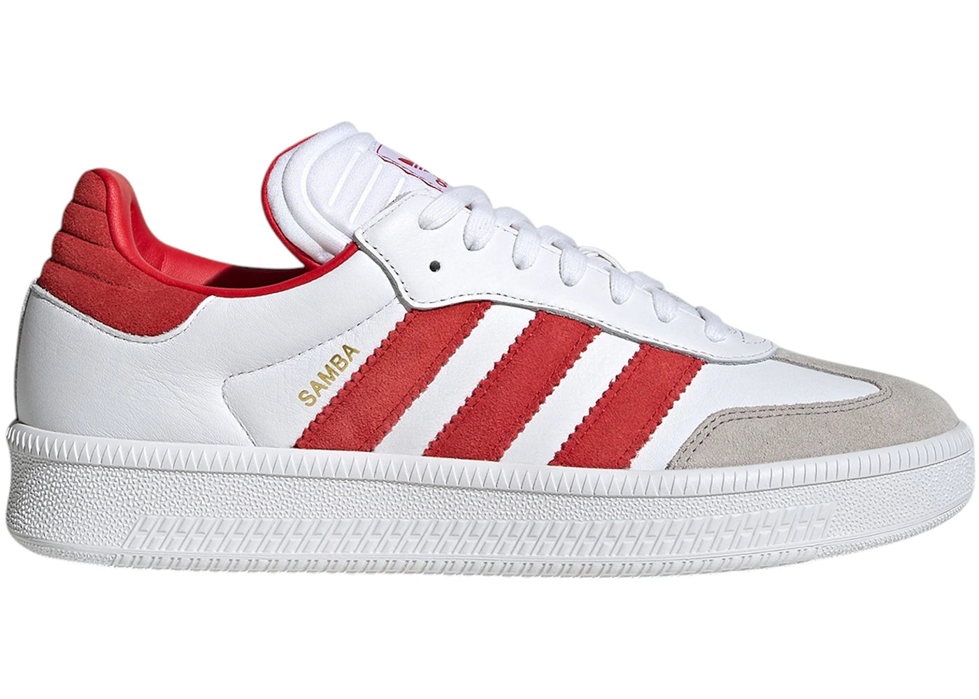 adidas Samba XLG-Cloud White Better Scarlet Clear Granite
