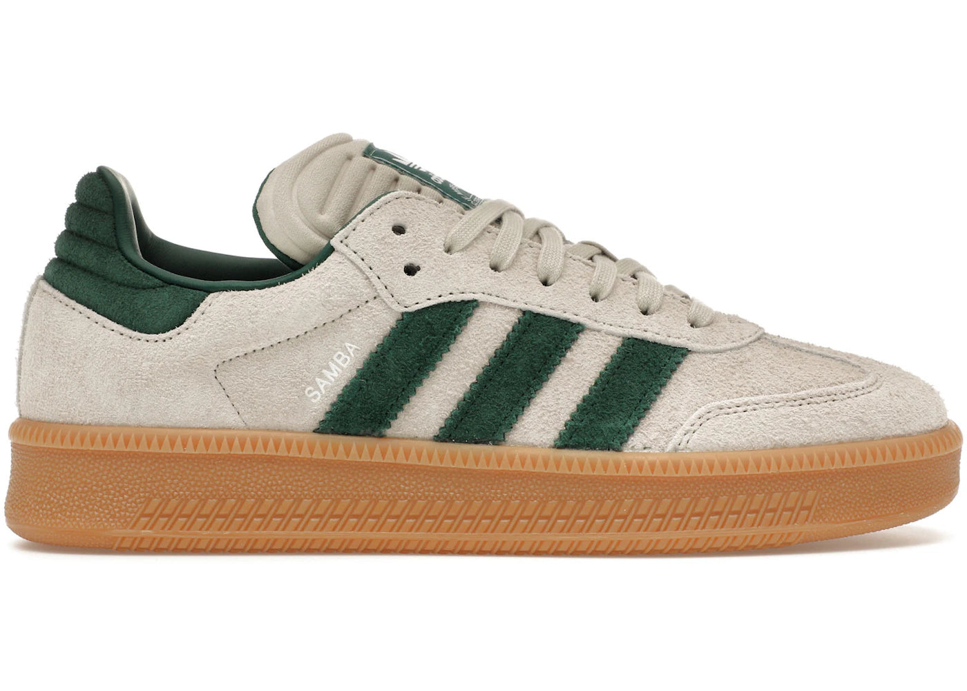 adidas Samba XLG-Putty Grey Collegiate Green