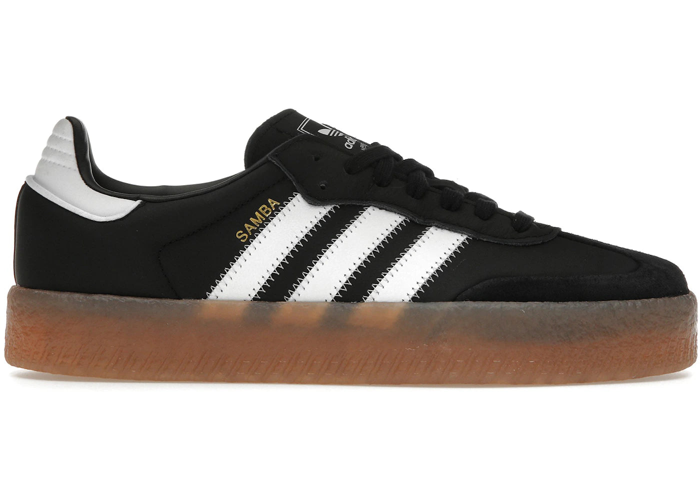 adidas Sambae-Core Black Metallic Gold (Women's)