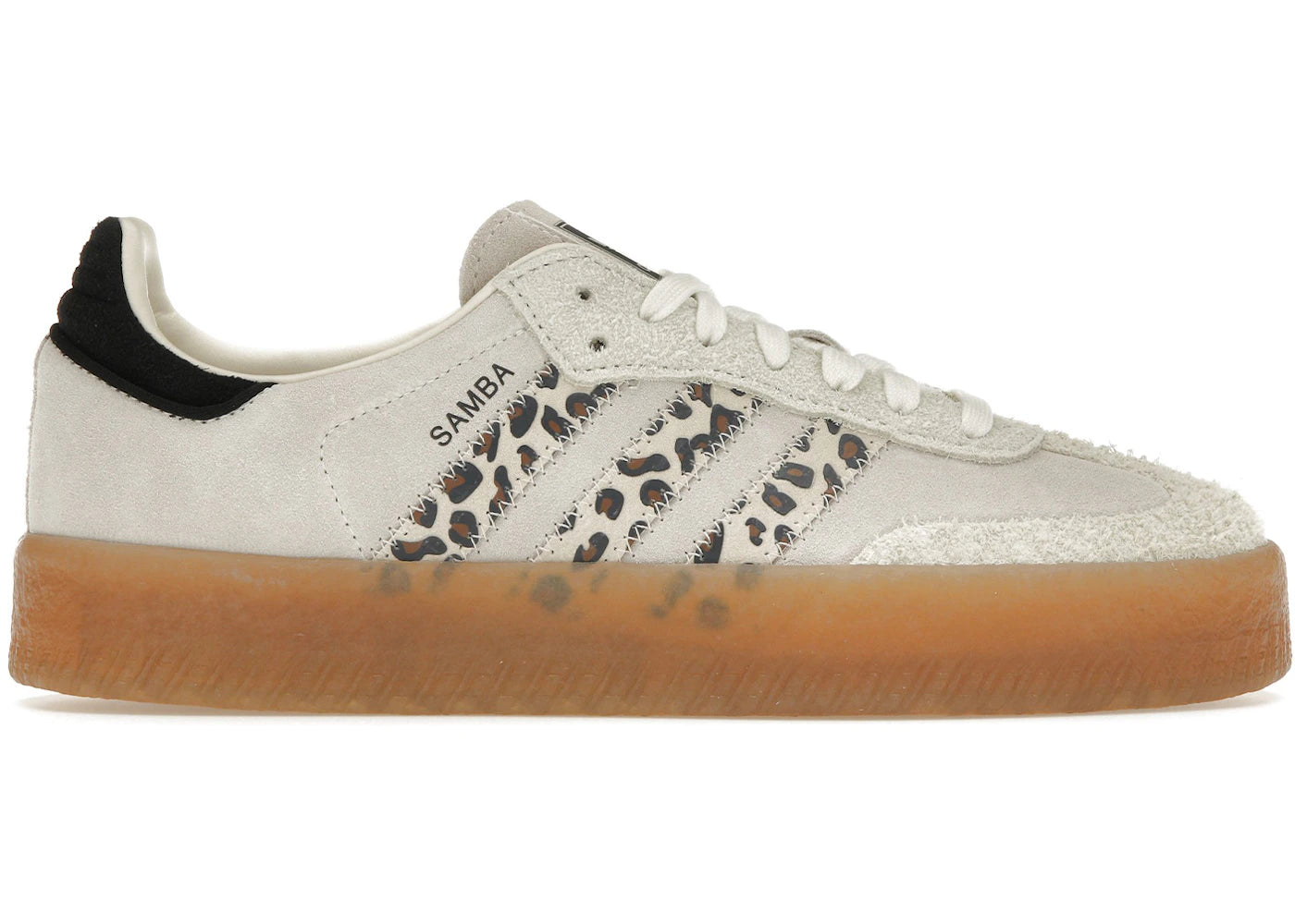 adidas Sambae-Leopard Blanc cassé (Femme)