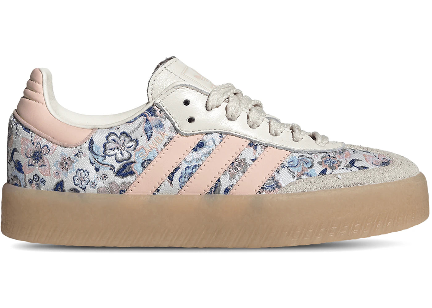 adidas Sambae Liberty London Off White Blush Pink