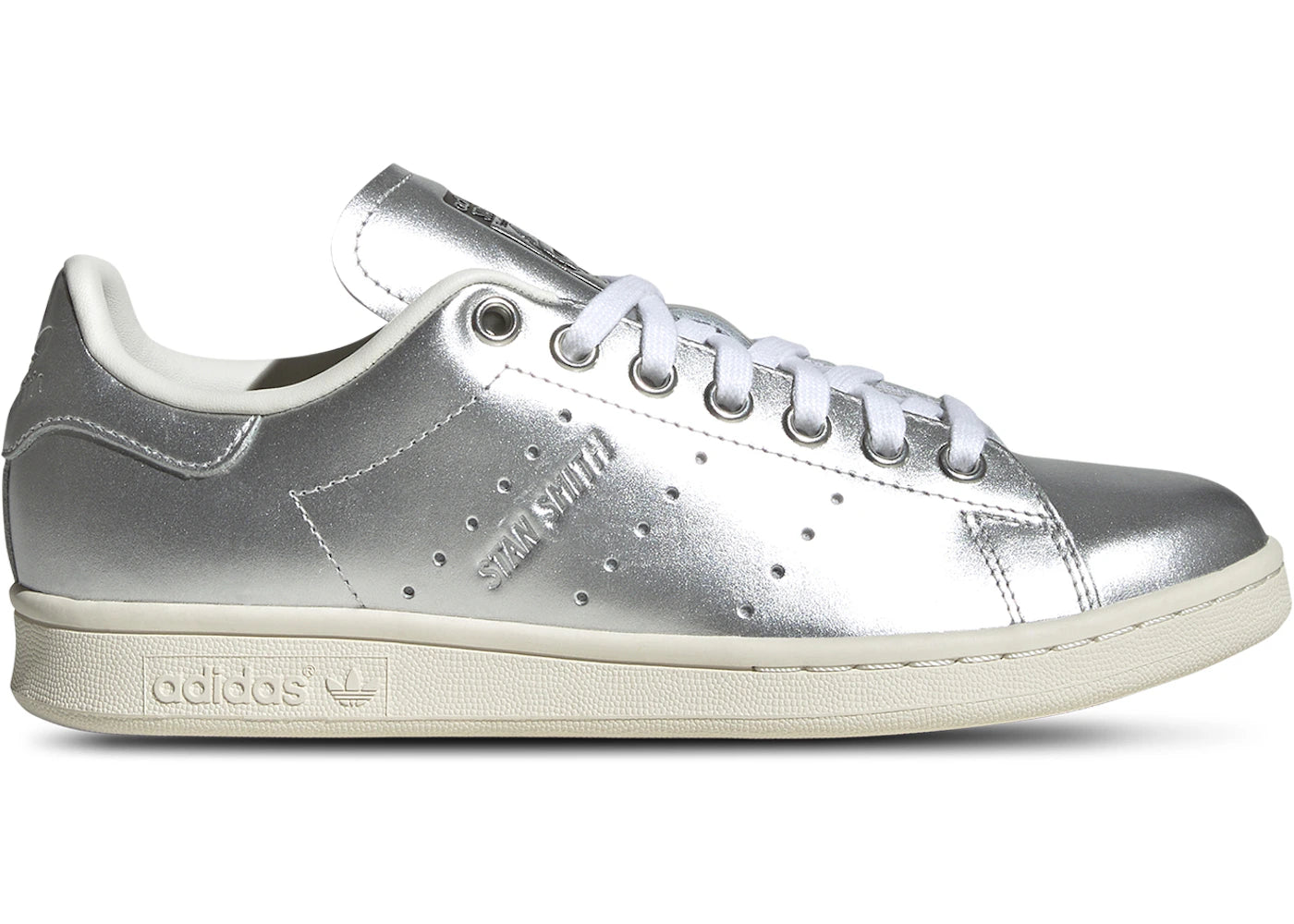 adidas Stan Smith-Silver Metallic (Women's)