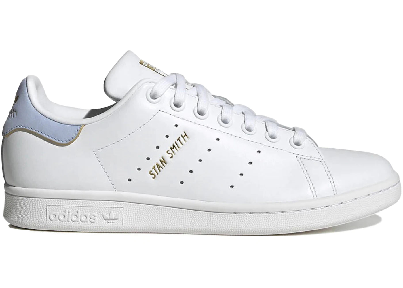 adidas Stan Smith - Blanc Bleu Aube (Femme)