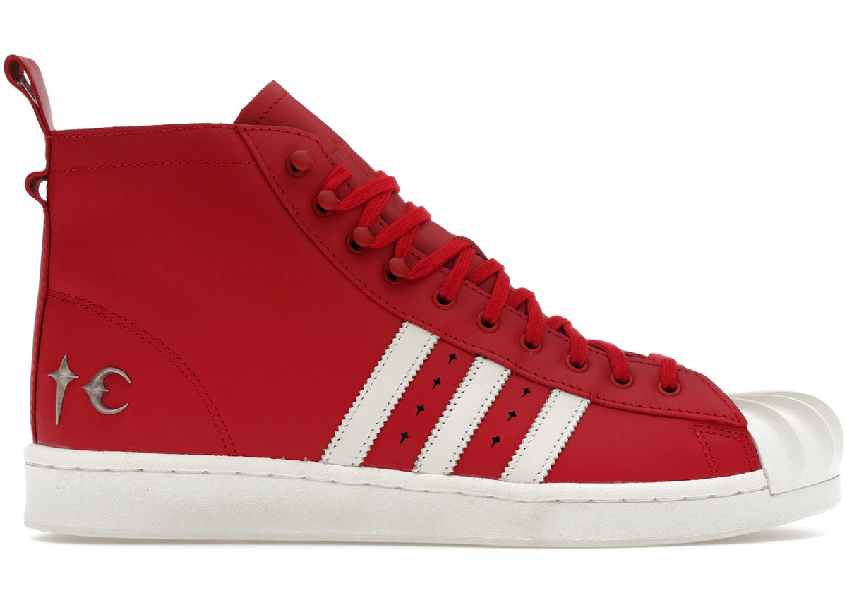 adidas Superstar Boot Thug Club Red White - main view