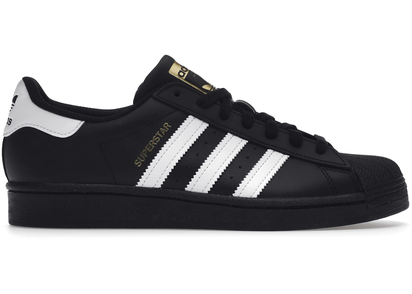 adidas Superstar-Core Black Cloud White Gold