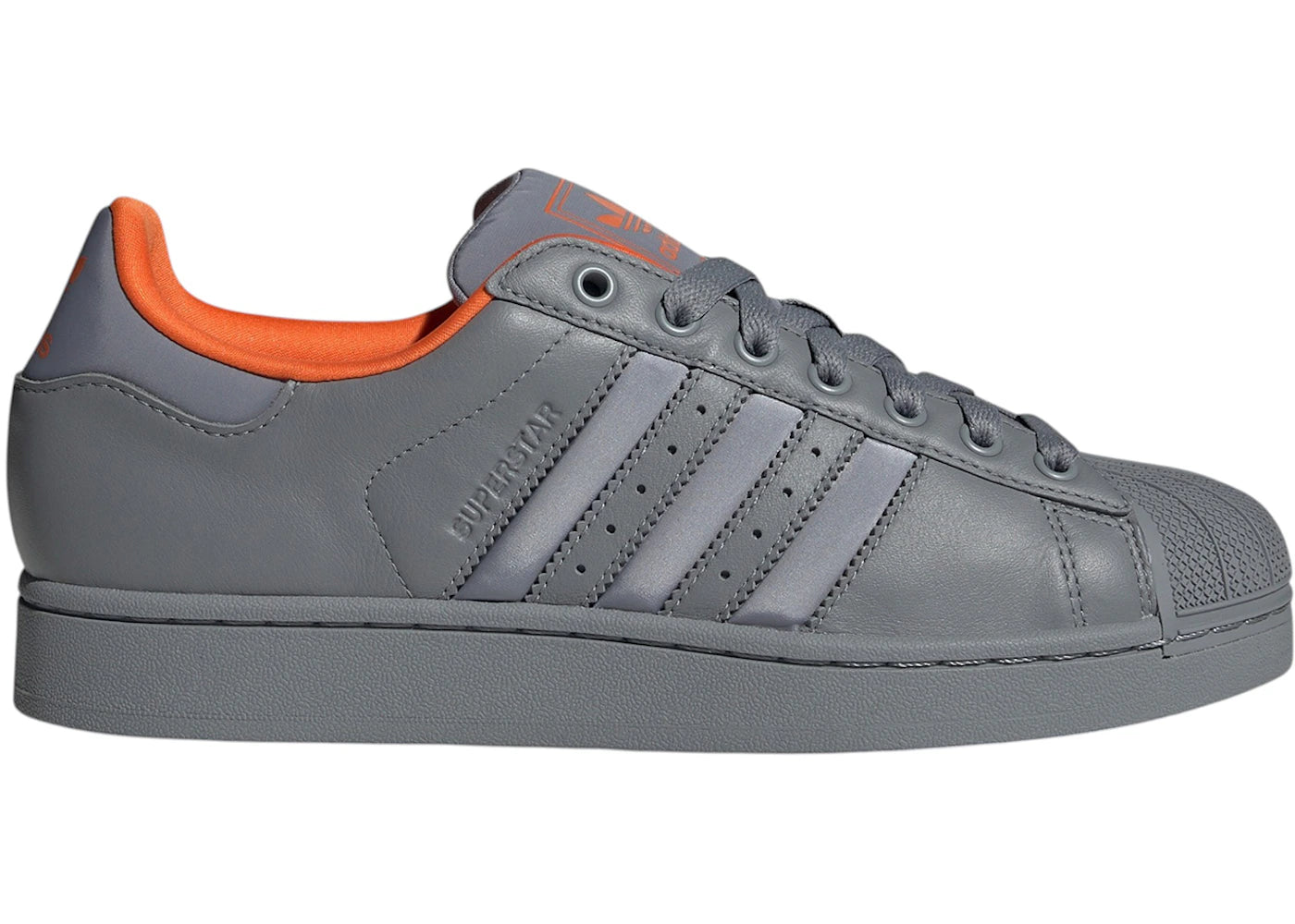 adidas Superstar II Grey Orange - main view