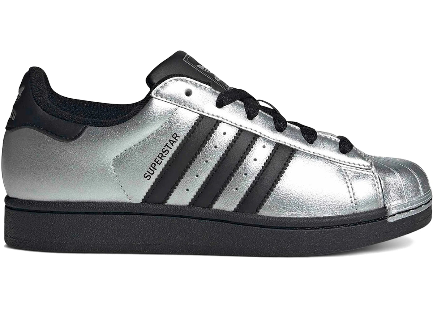 adidas Superstar II Silver Metallic Black