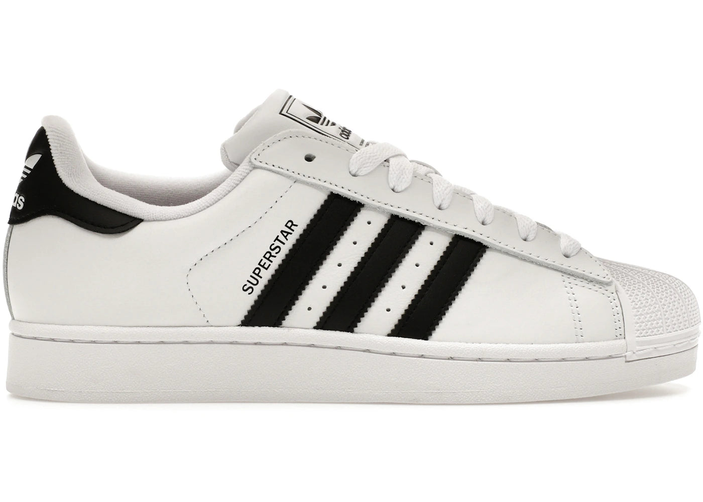 adidas Superstar II-White Black