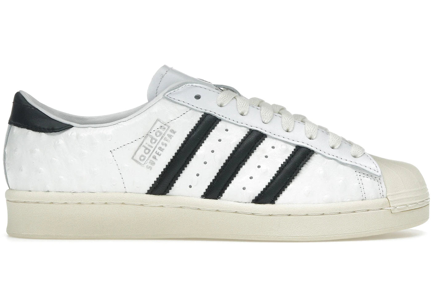 adidas Superstar Vintage-White Black Ostrich (Women's)