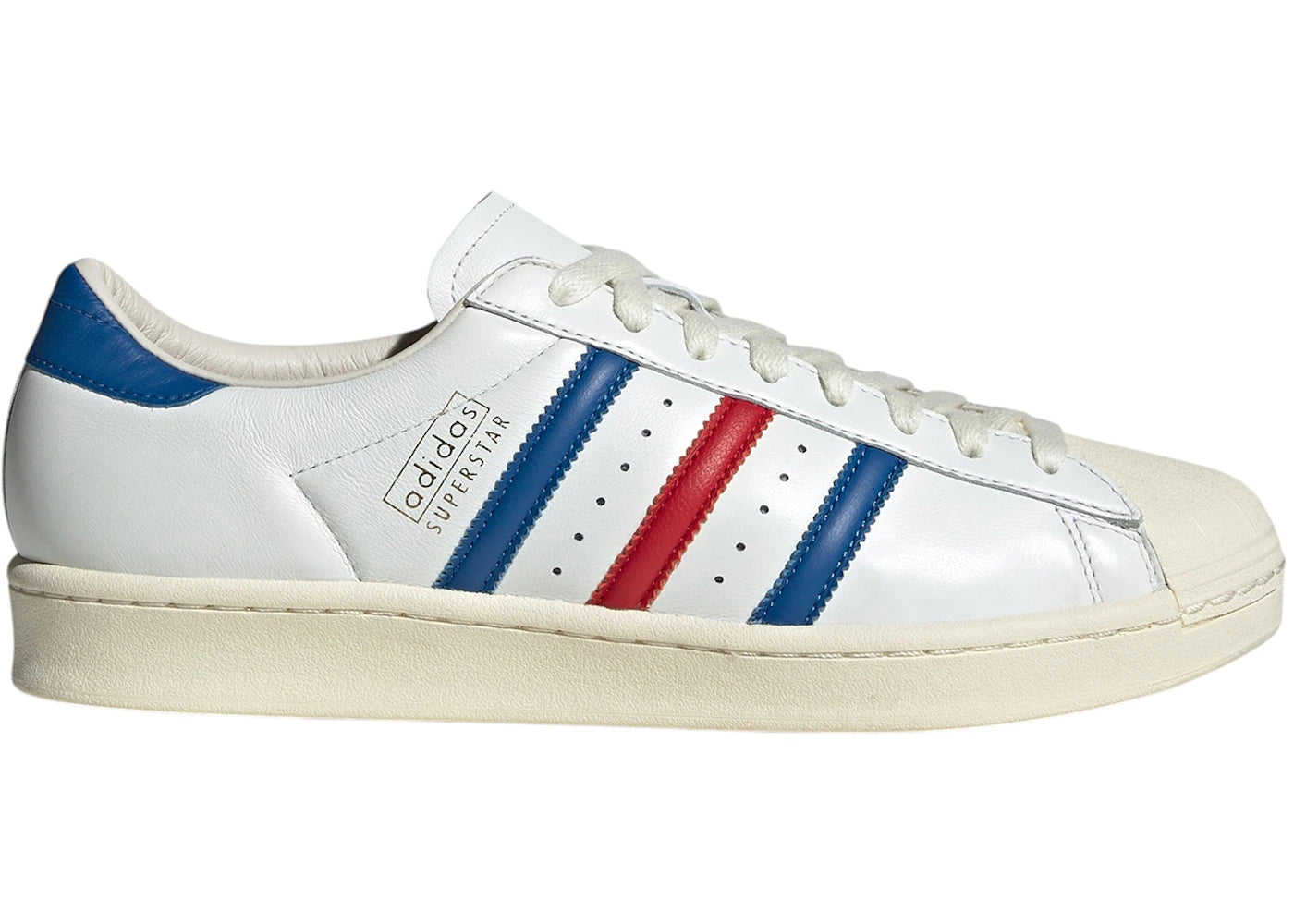 adidas Superstar Vintage White Blue Better Scarlet Made in Germany