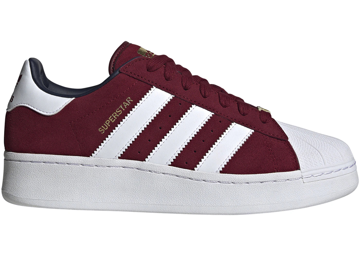 adidas Superstar XLG-Collegiate Burgundy White