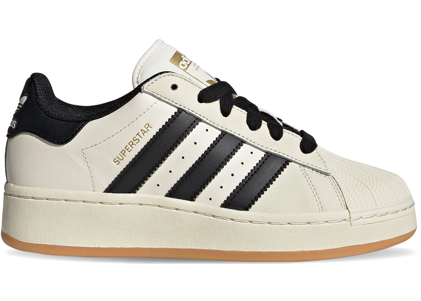 adidas Superstar XLG-Cream White Black Gum (Women's)