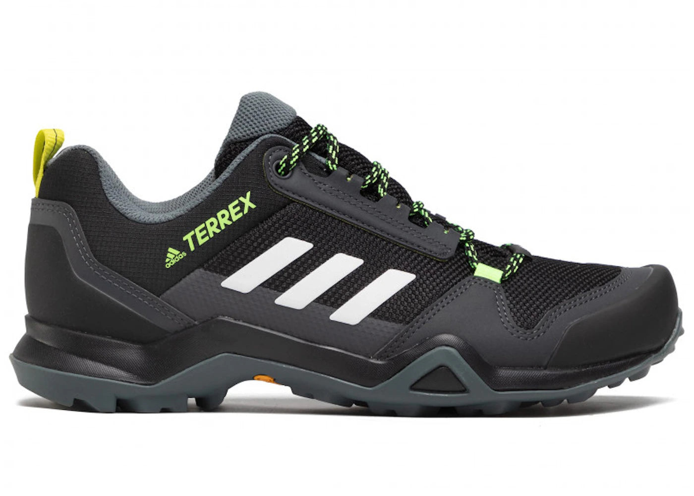 adidas Terrex AX3 Black Acid Yellow - main view