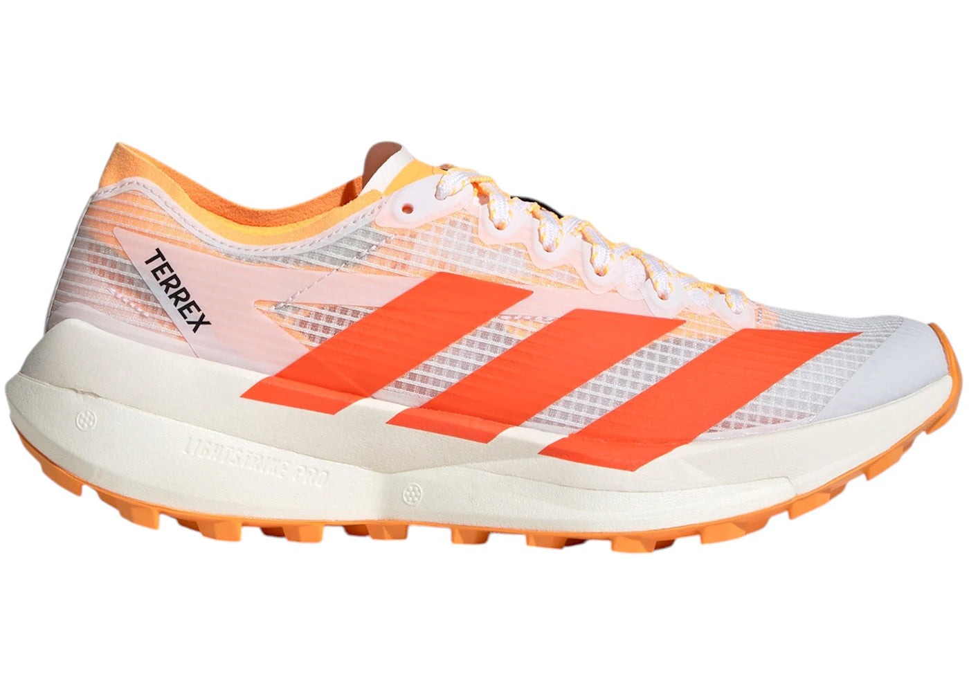 adidas Terrex Agravic Speed 2 Trail White Impact Orange Lucid Tangerine