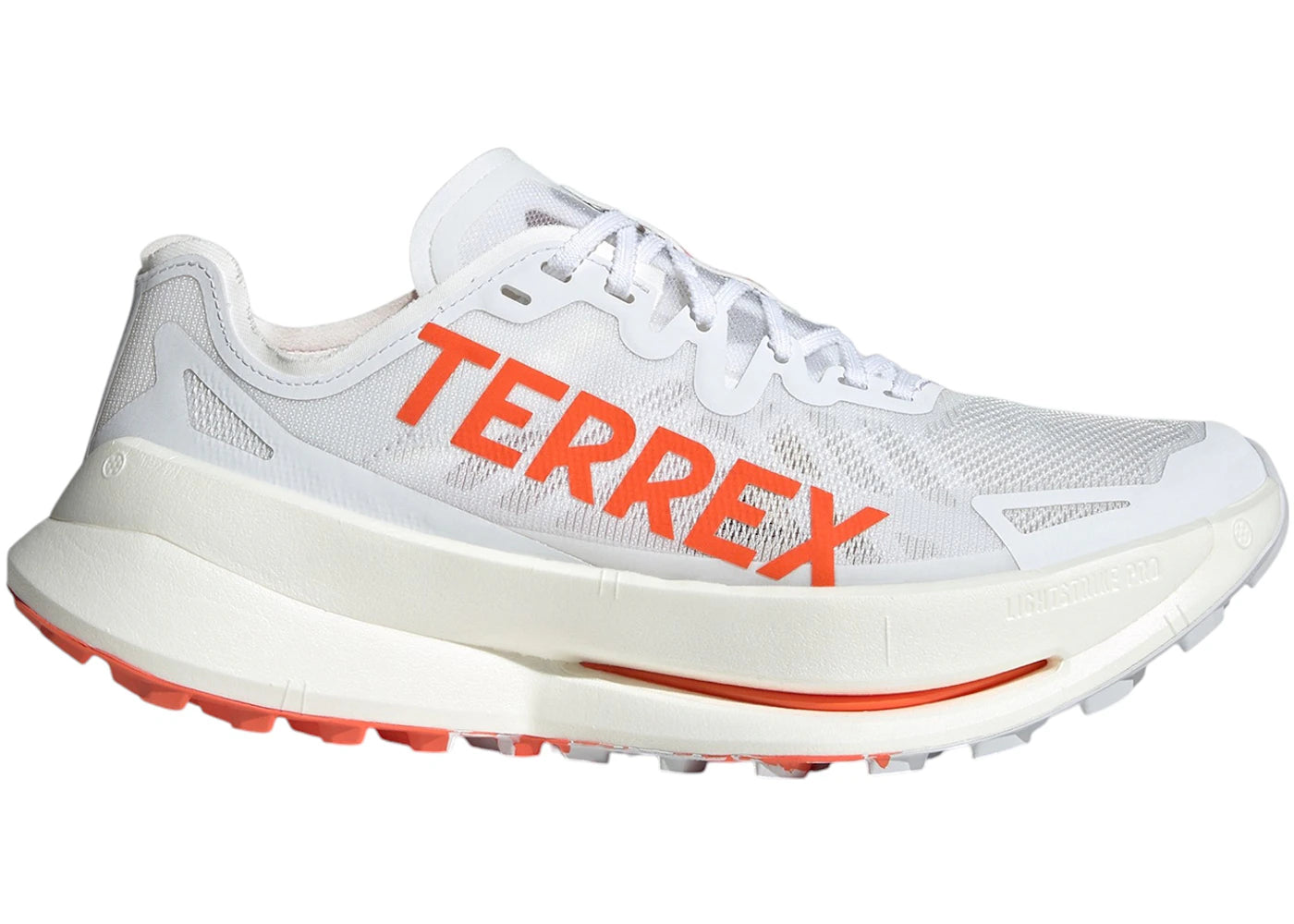 adidas Terrex Agravic Speed Ultra Trail Cloud White Impact Orange Dash Grey - main view