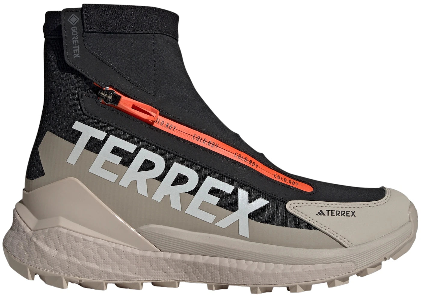adidas Terrex Free Hiker 2 Cold.RDY Wonder Beige Core Black Semi Impact Orange - main view
