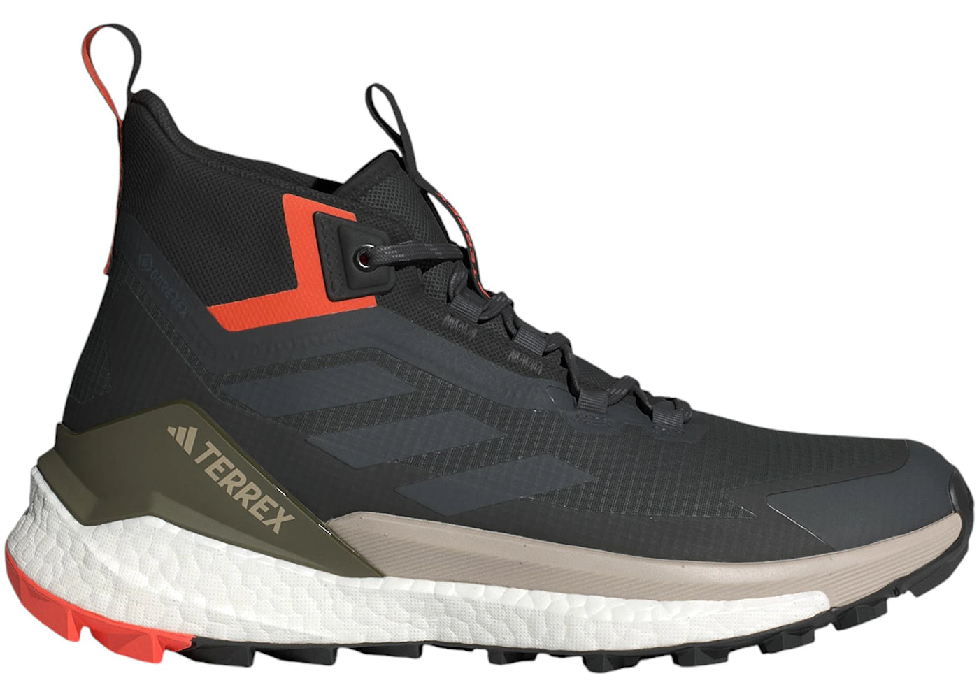 adidas Terrex Free Hiker 2.0 Gore-Tex Carbon Grey Six Core Black - main view