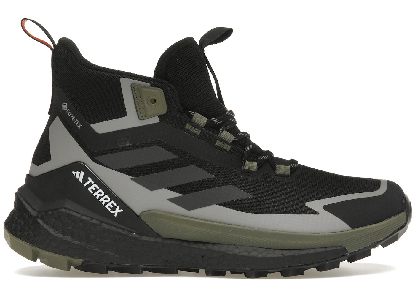 adidas Terrex Free Hiker 2.0 Gore-Tex Core Black Carbon Olive Strata - main view
