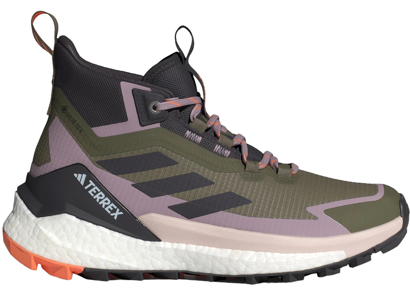 adidas Terrex Free Hiker 2.0 Gore-Tex Olive Strata Aurora Black Amber Tint - main view