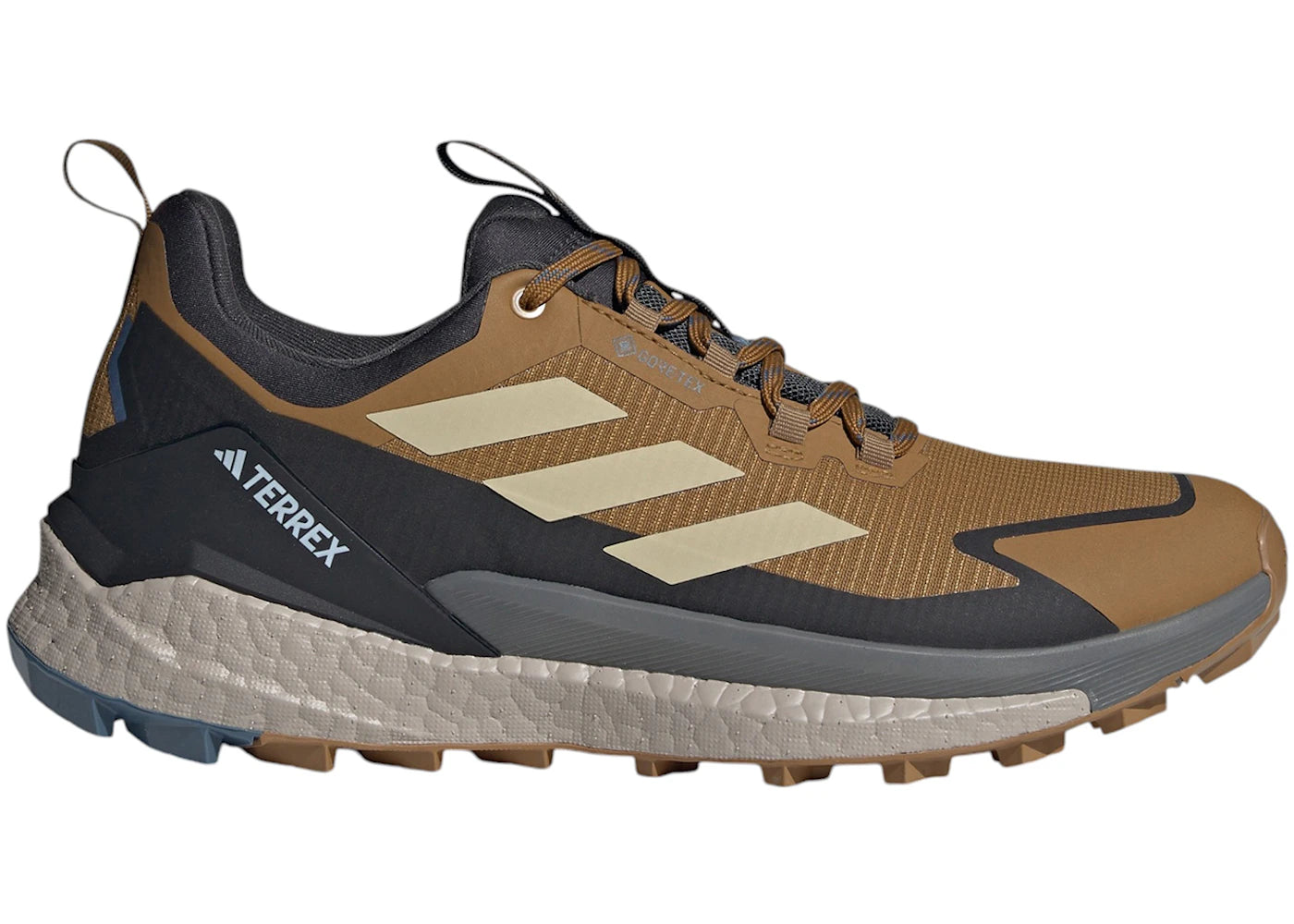 adidas Terrex Free Hiker 2.0 Low Gore-Tex Bronze Strata Savanna Carbon - main view