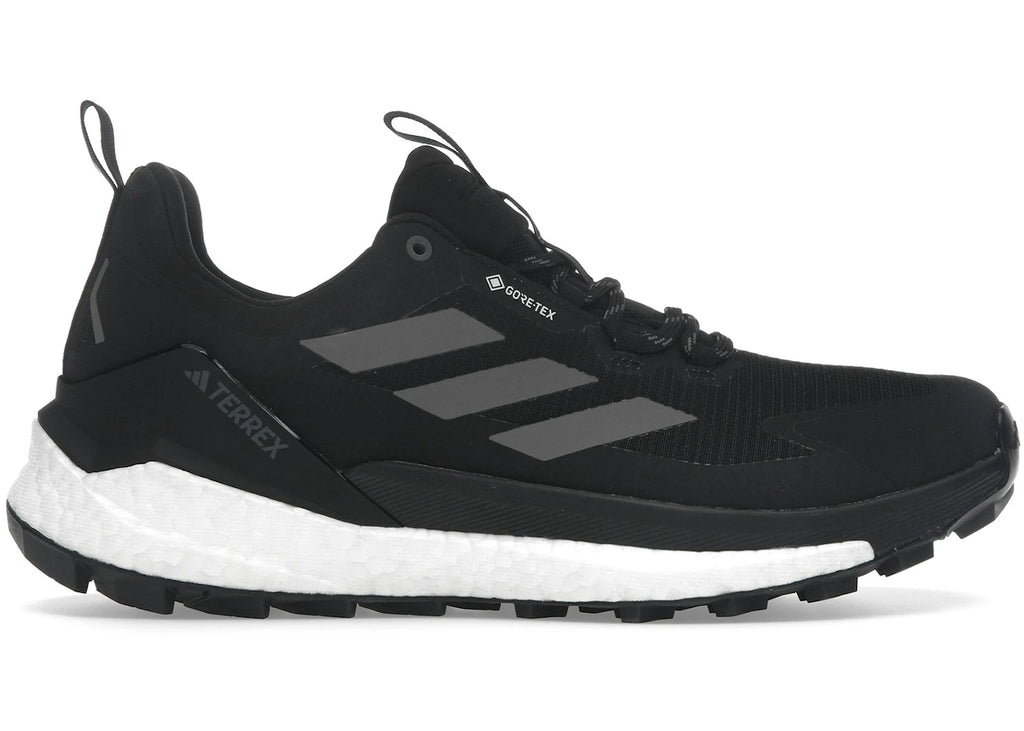 adidas Terrex Free Hiker 2.0 Low Gore-Tex Core Black Grey Cloud White - main view