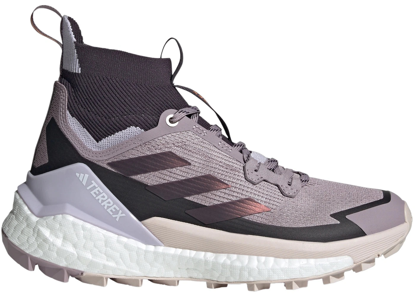 adidas Terrex Free Hiker 2.0 Preloved Fig Aurora Black Silver Dawn - main view