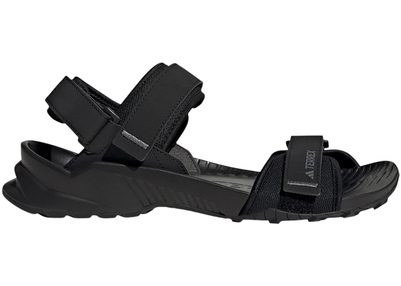 adidas Terrex Hydroterra Sandals Core Black Grey Four - main view
